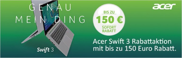 Купон сomputeruniverse ноутбук Acer Swift 3